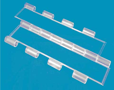 Polycarbonate transpatent slats
